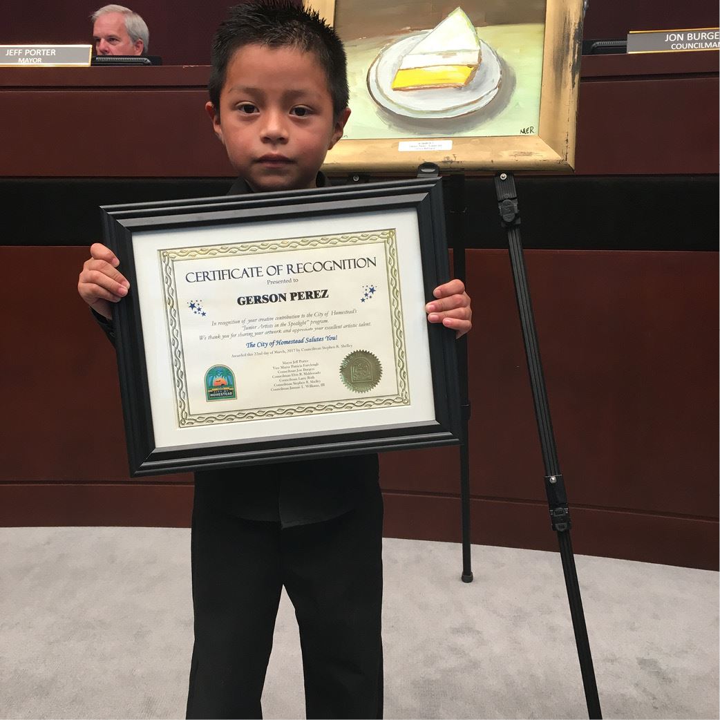 Councilman Shelley Junior Artist