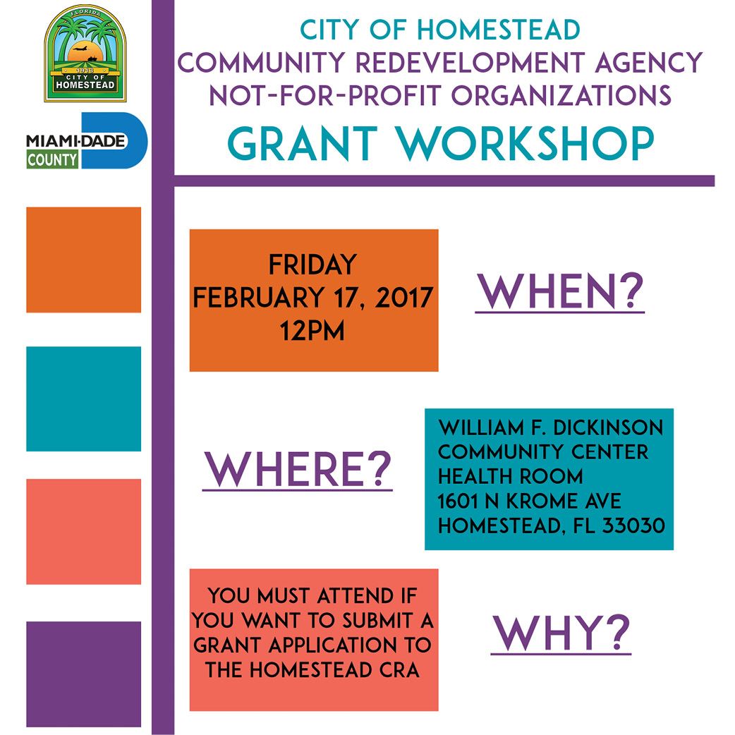 CRA Grant Workshop 2017