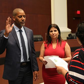 Councilman Guzman Sworn In