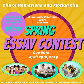 CRB Spring 2019 Essay Contest