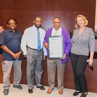 Councilwoman Bailey Honors Bonnie King and Omega Psi Phi Pi Nu Chapter with Special Proclamations