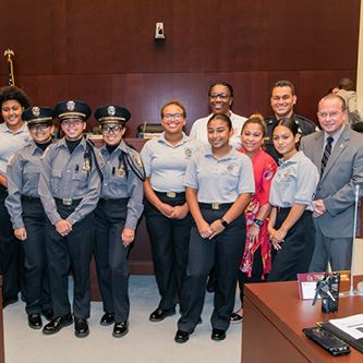Councilman Roth Honors Police Explorers 2019