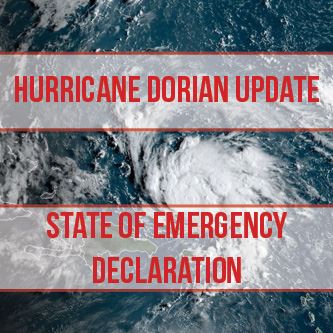 State of Emergency Hurricane Dorian Update