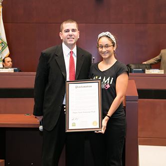 Mayor Shelley Diaper Awareness Week