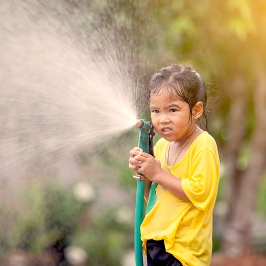 Girl with Hose