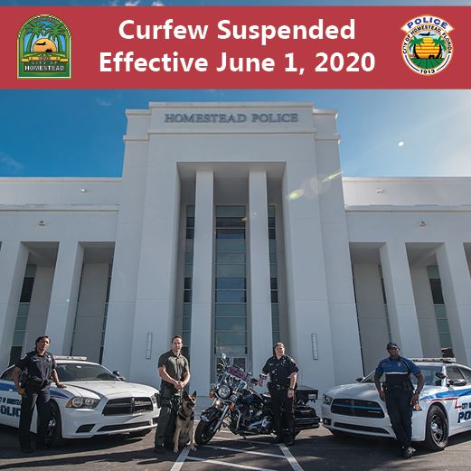 Curfew Suspended June 2020