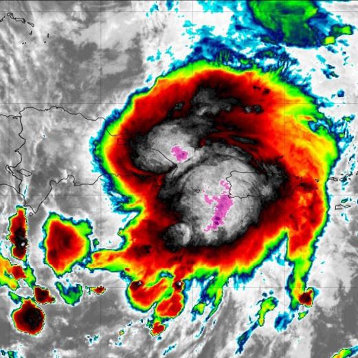 Hurricane Isaias Satellite Image