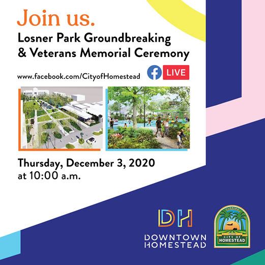 Losner Park Groundbreaking Invitation Web News