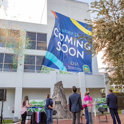Losner Park Groundbreaking Banner Reveal