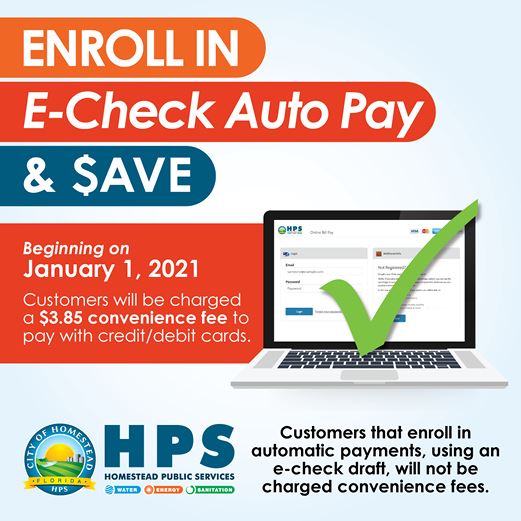 Convenience Fee Notification Graphic