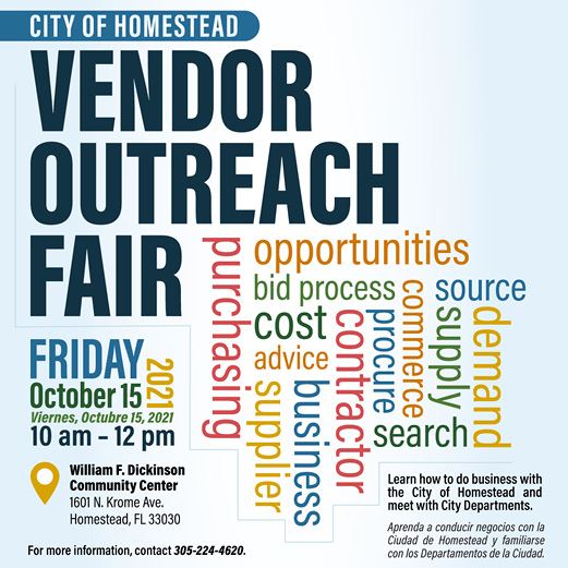 Vendor Outreach Fair Flyer 2021