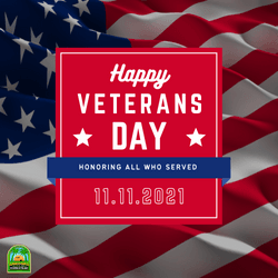 Happy Veteran's Day 11.11.2021