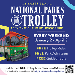 National Parks Trolley 2022 Season Graphic