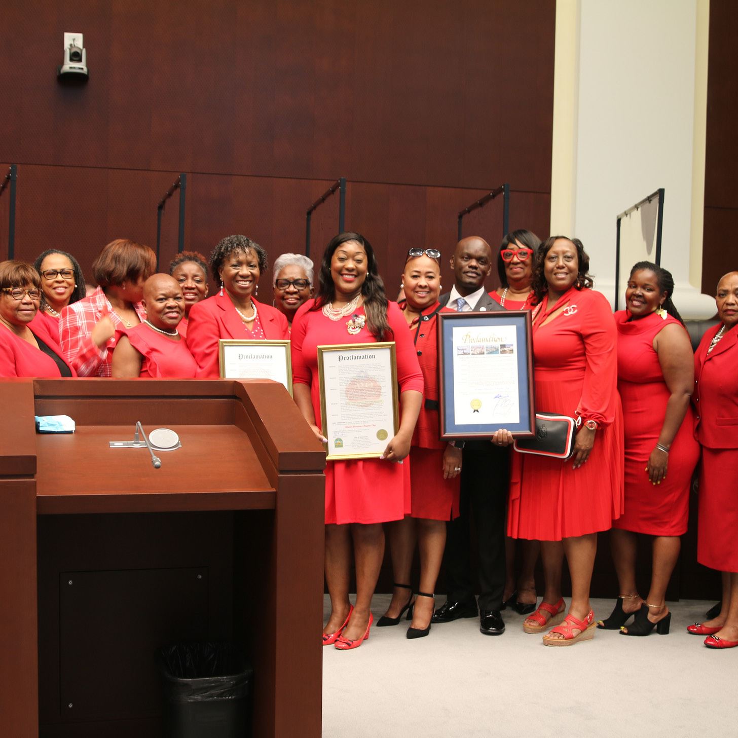 Fairclough With Delta Sorority