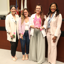 Councilwoman Fairclough-Staggers with MOM Collective award recipients