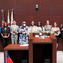 Councilwoman Fairclough with Teacher of the Year Recipients