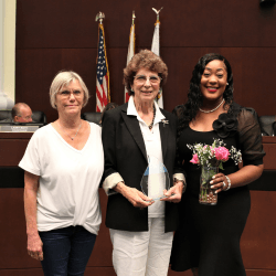 3 women posing for photo