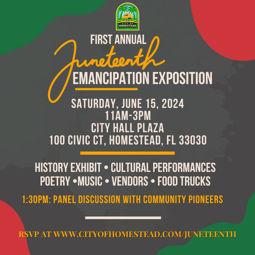 Emancipation Exposition Event Flyer