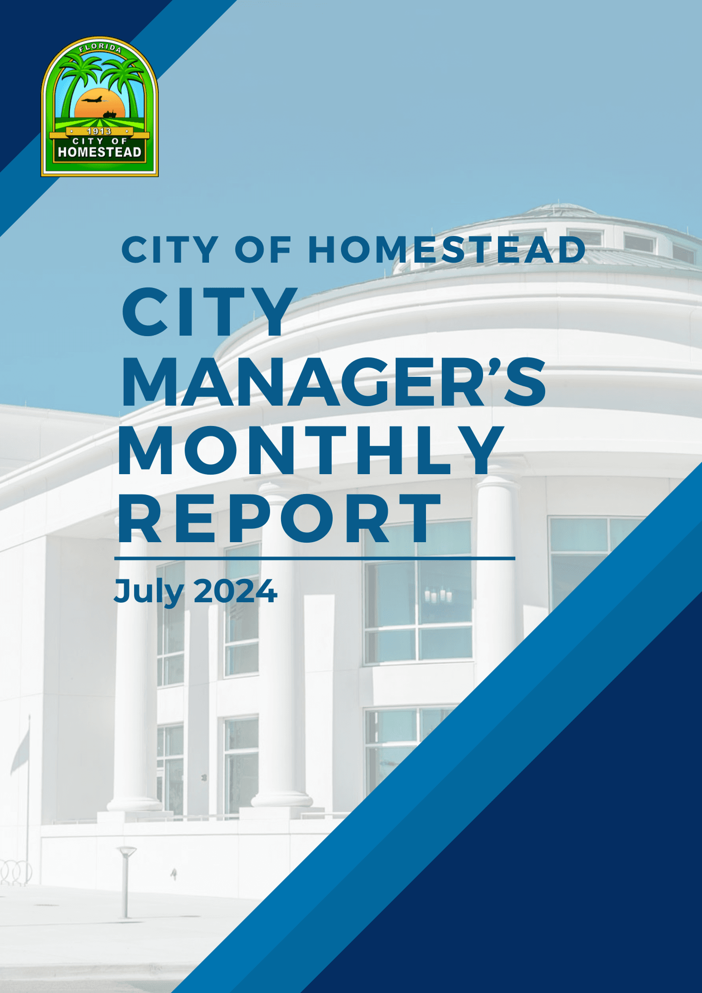 July City Manager Monthly Report