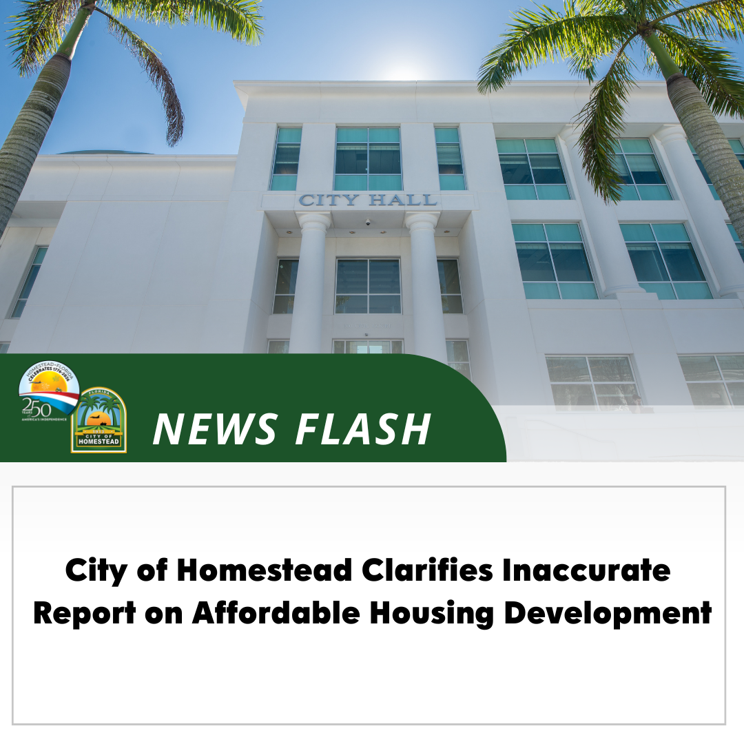 News Flash Graphic with title and a picture of City Hall