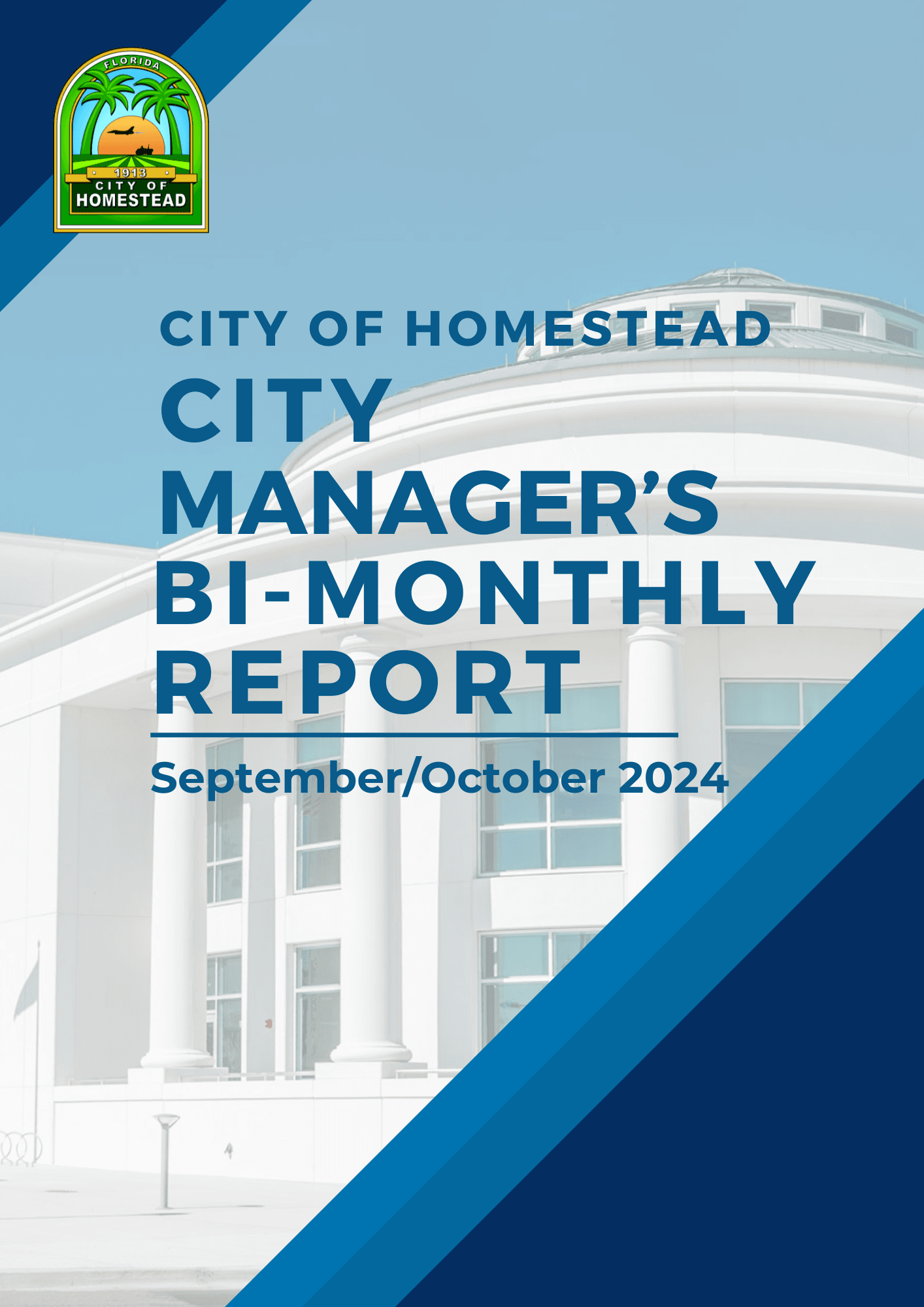 October City Manager Monthly Report