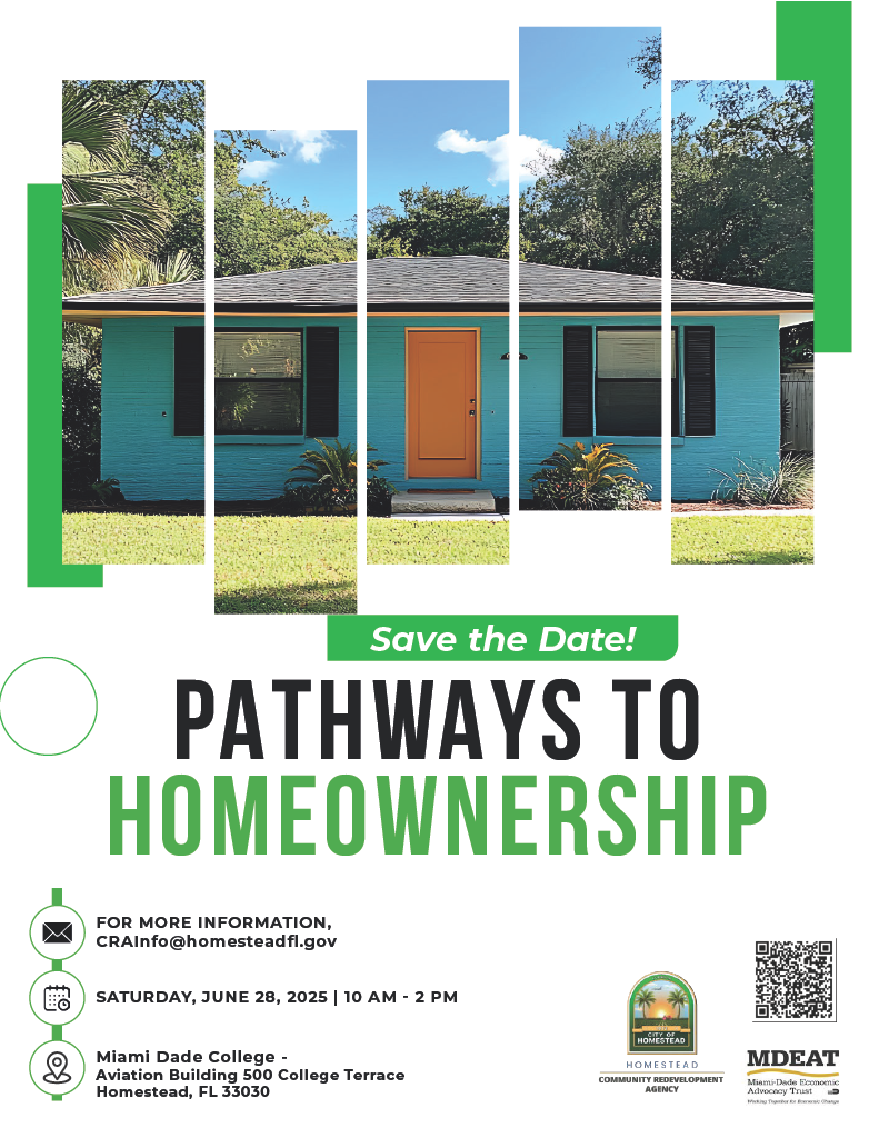 Pathways to Homeownership flyer with a house on it