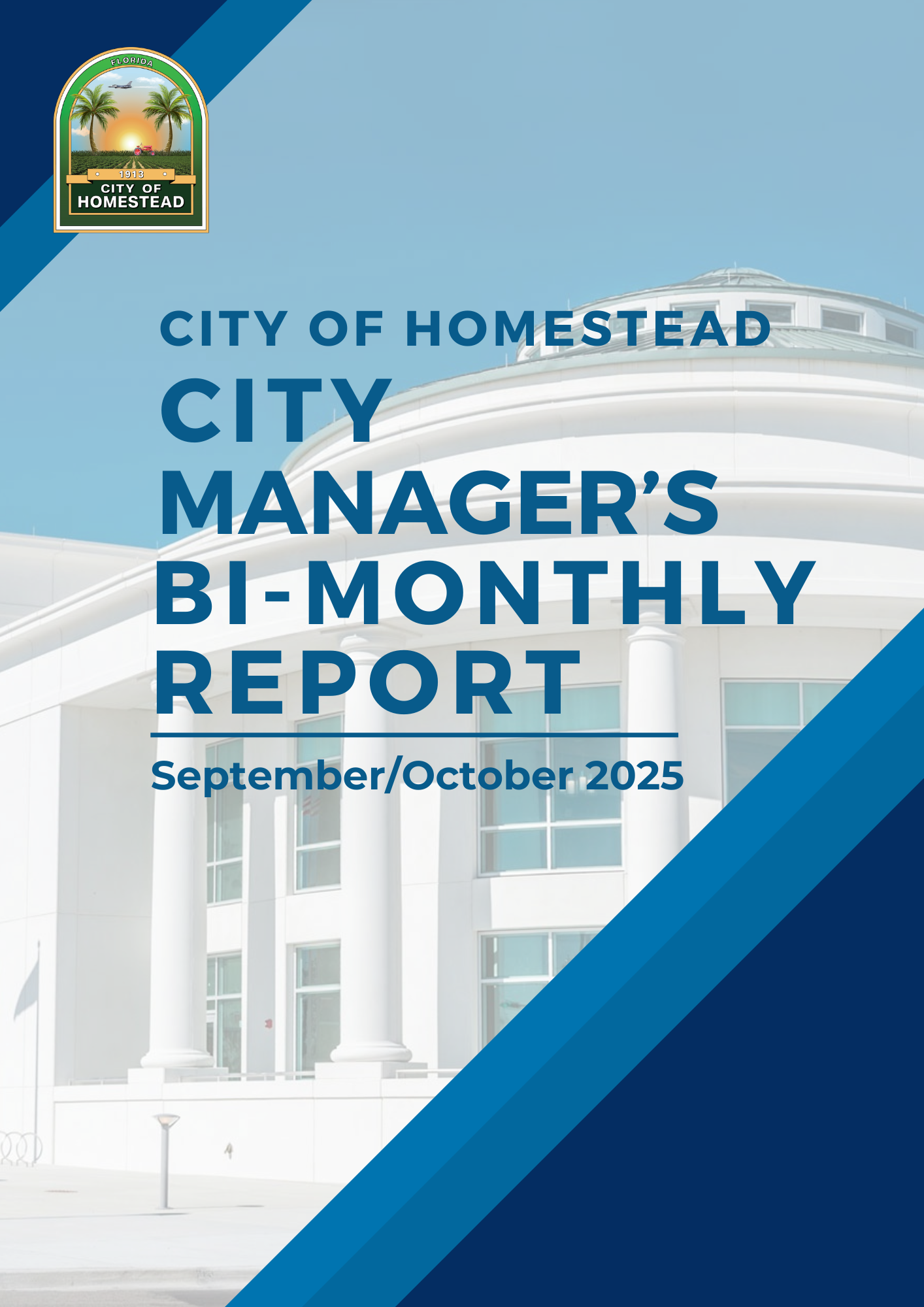 SeptemberOctober City Manager Monthly Report