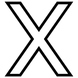 X logo black/white