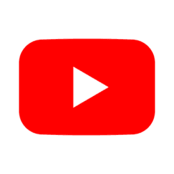 youtube logo red/white