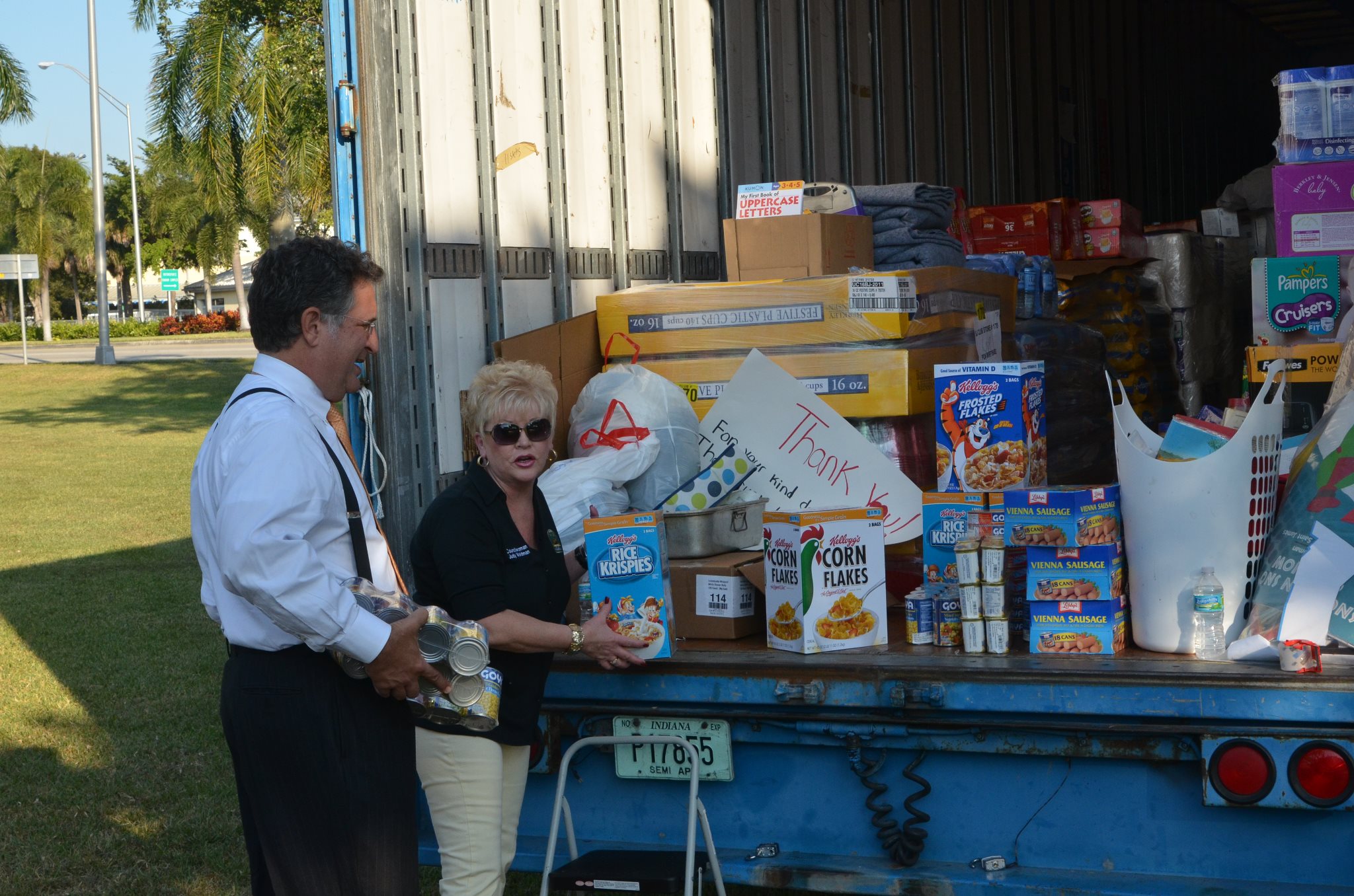 Sandy Relief Drive Congressman Garcia Councilwoman Waldman