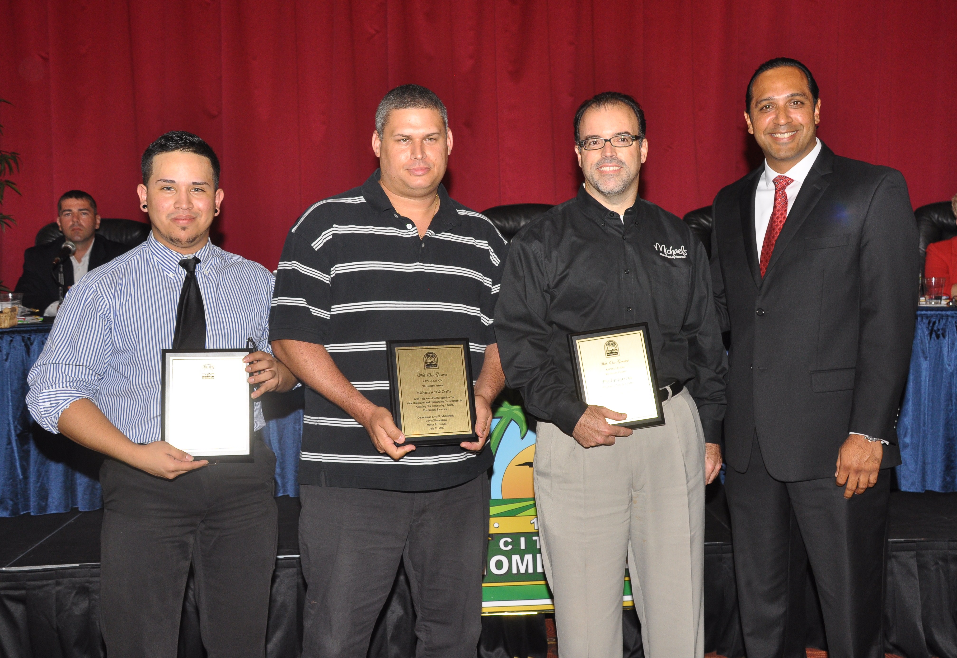 Councilman Maldonado recognizes Michael's employees