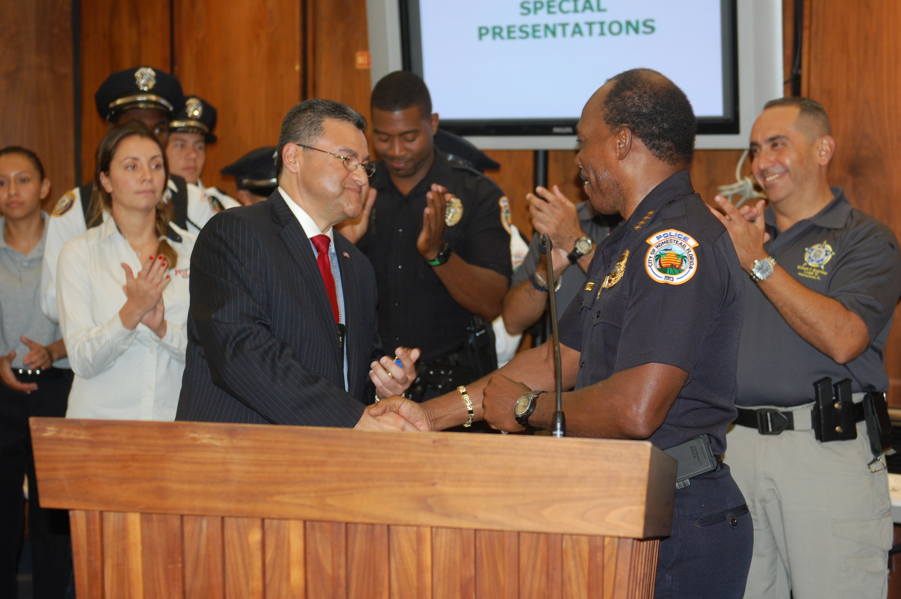 Detective Manny Figueroa Recognized by Chief Al Rolle