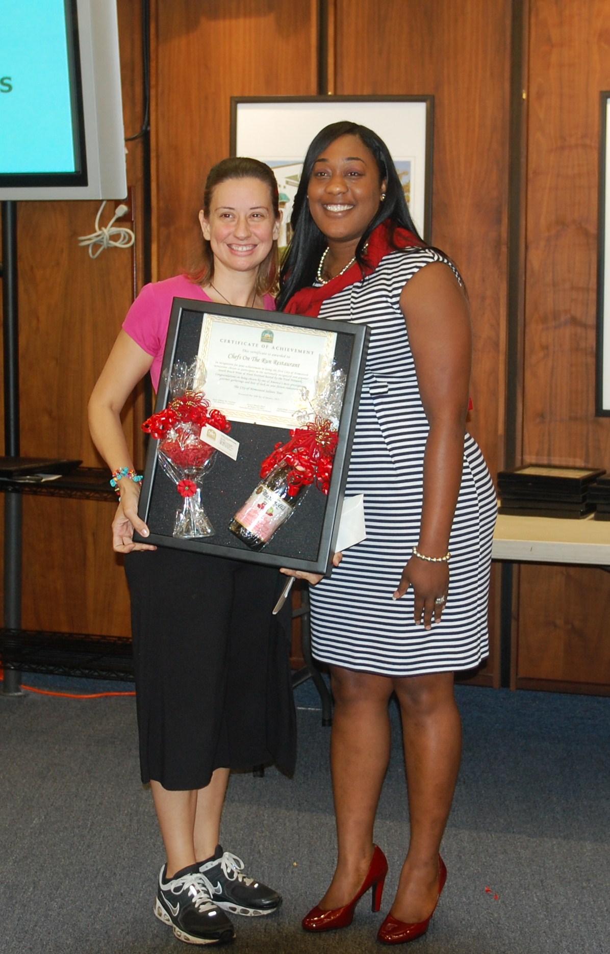 Councilwoman Fairclough-McCormick with Chefs on the Run