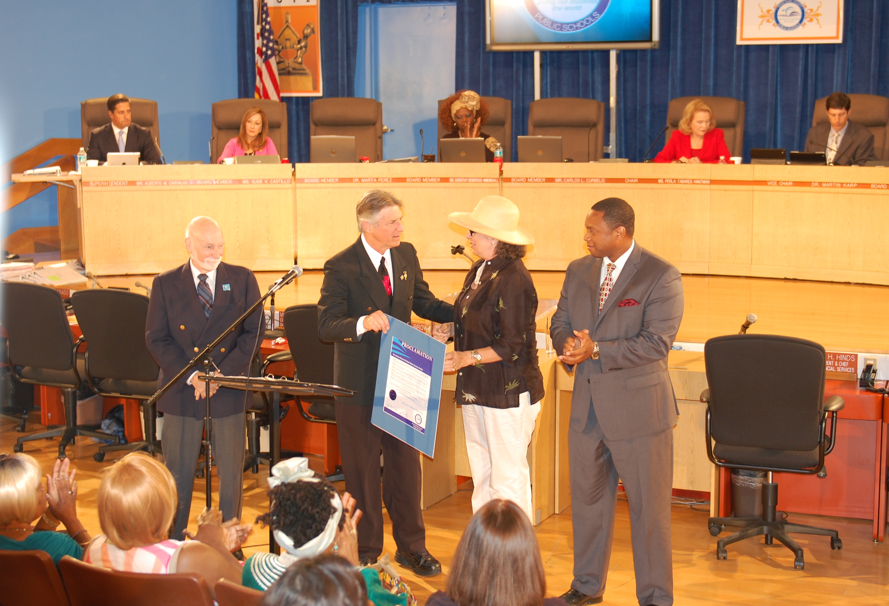 City of Homestead recognized by Miami Dade County School Board