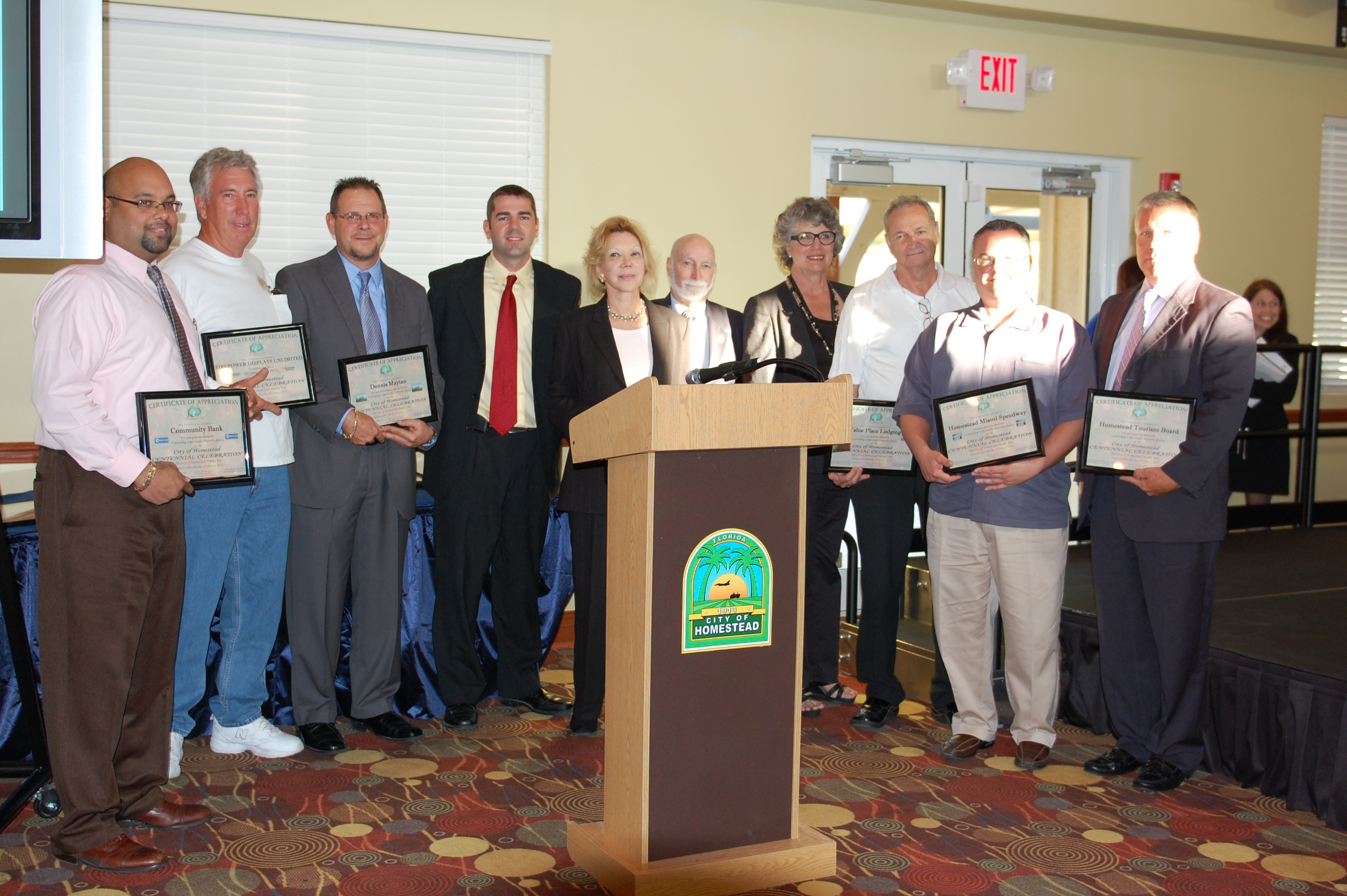 fireworks recognition Councilman Shelley
