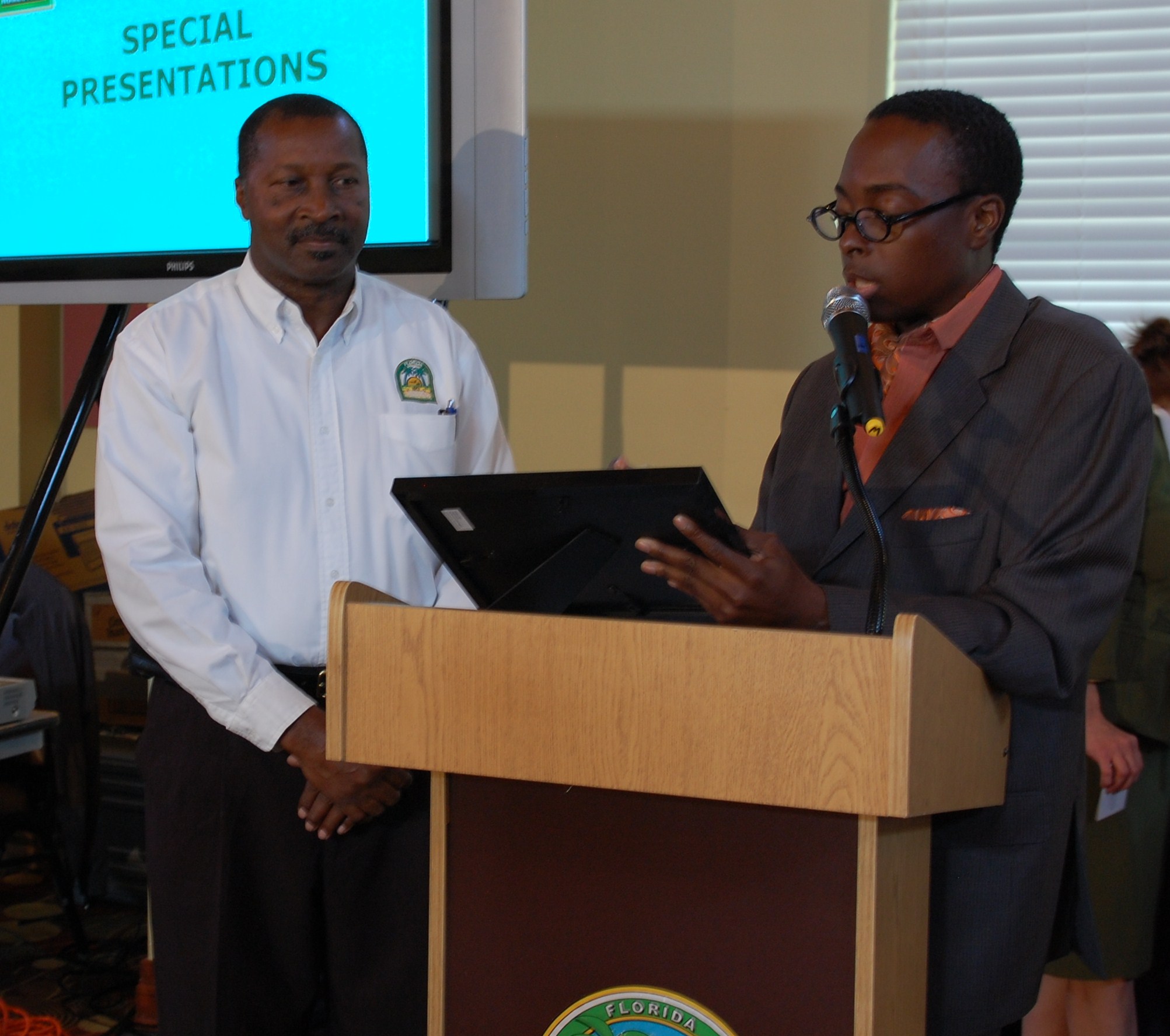 Councilman Williams recognizing Miltion Bailey