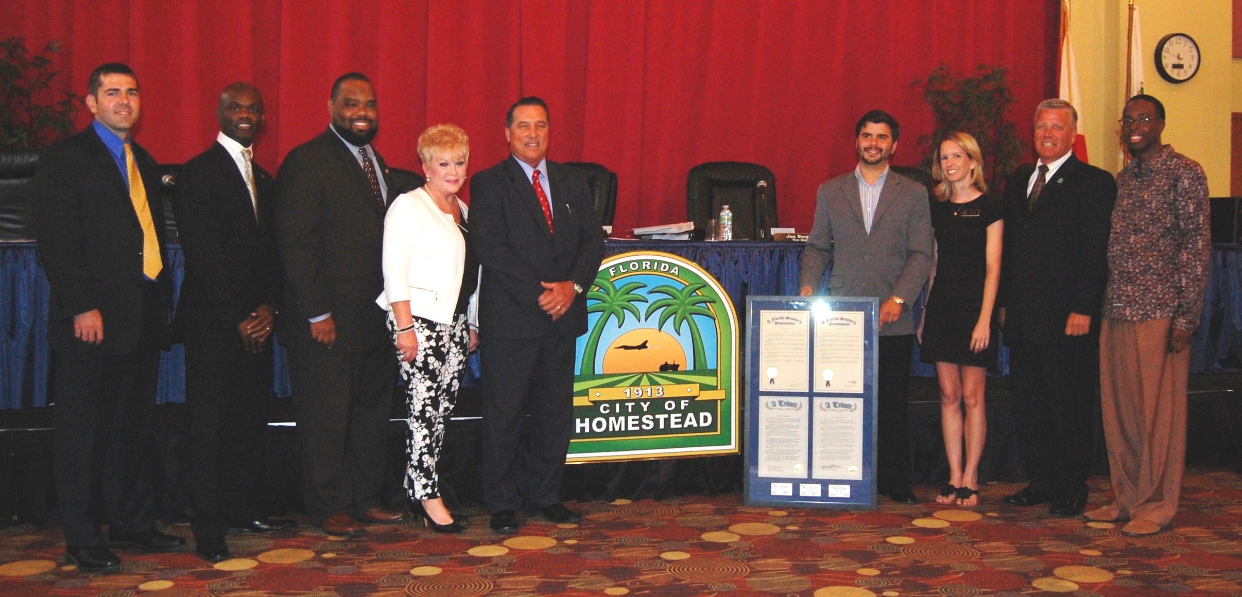 Florida State Rep. Honor Homestead Centennial