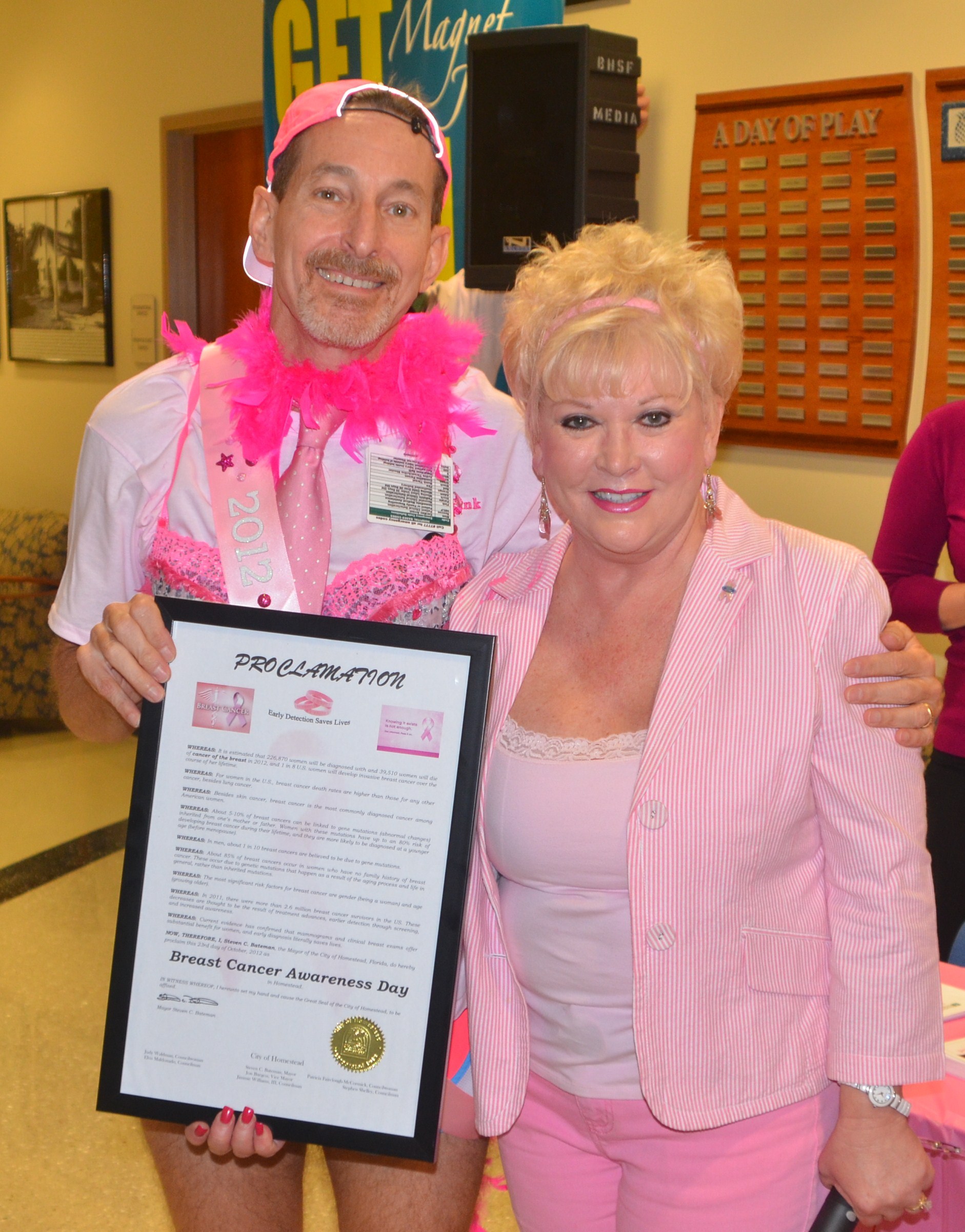 Breast Cancer Proclimation Homestead Hospital