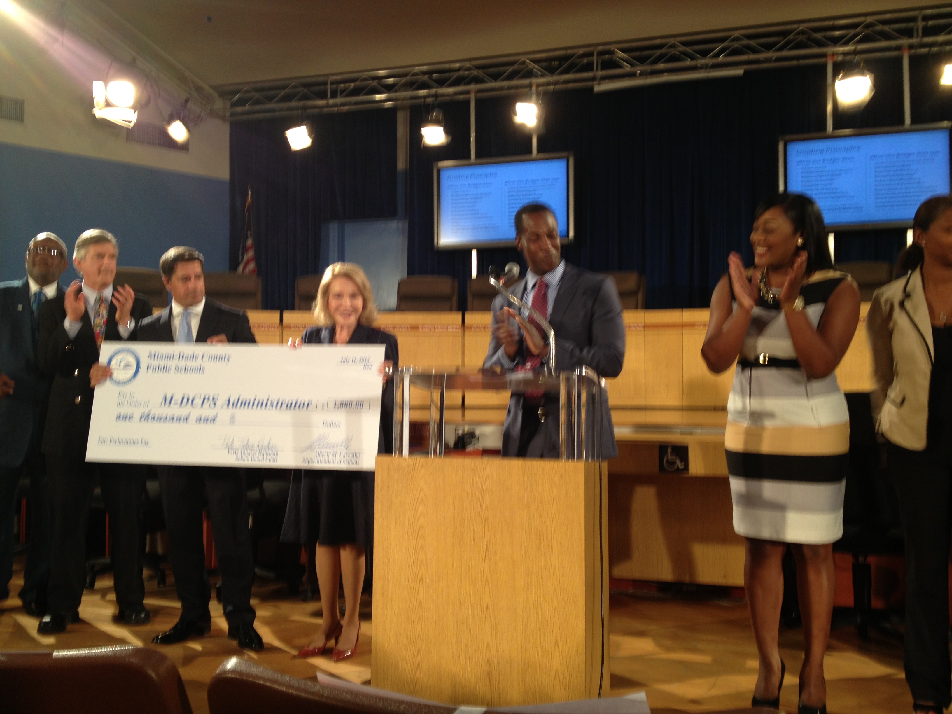 Fairclough-McCormick Awarded Bonus by MDCPS School Board