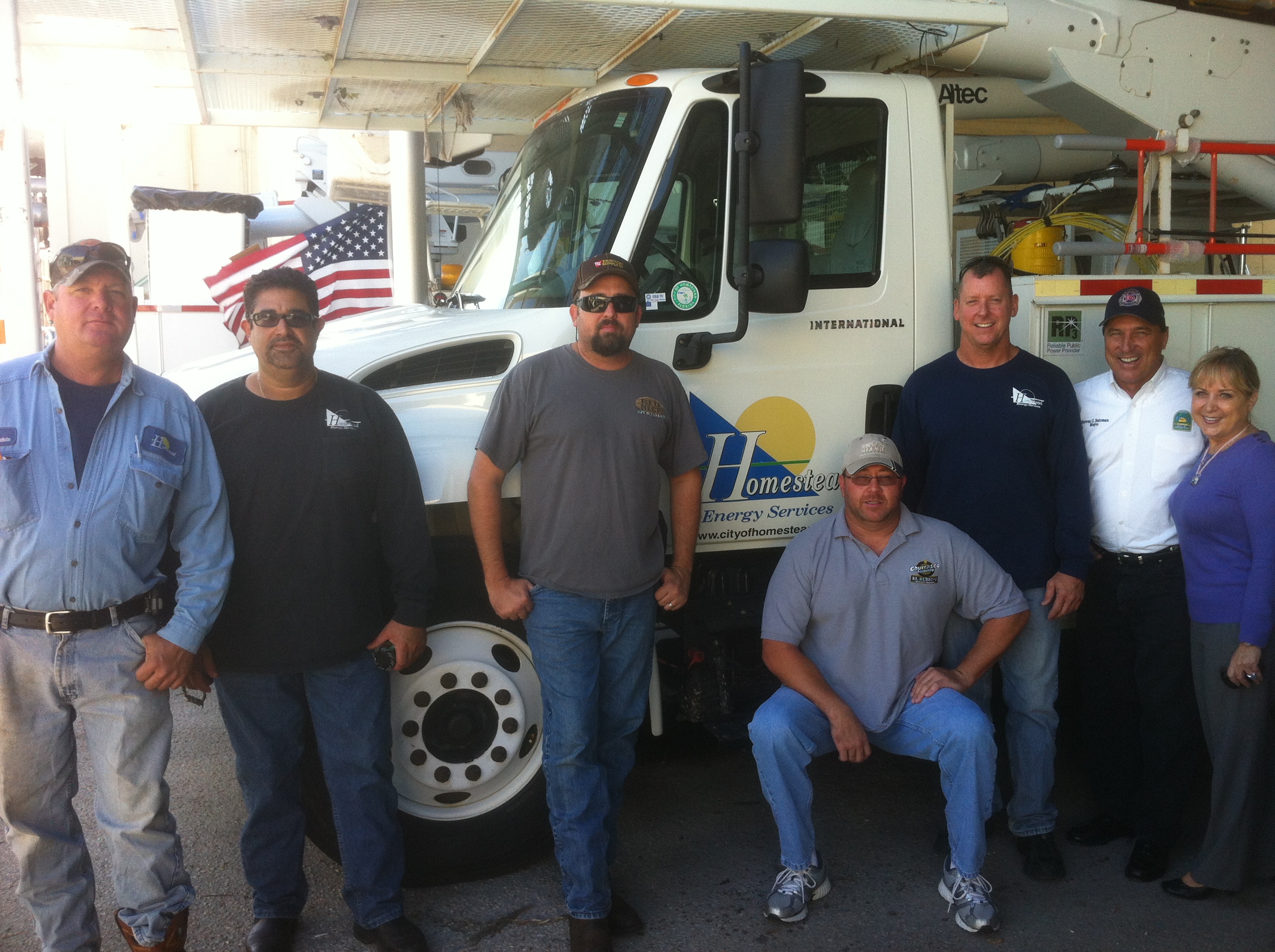 Homestead Energy Services crew to NY
