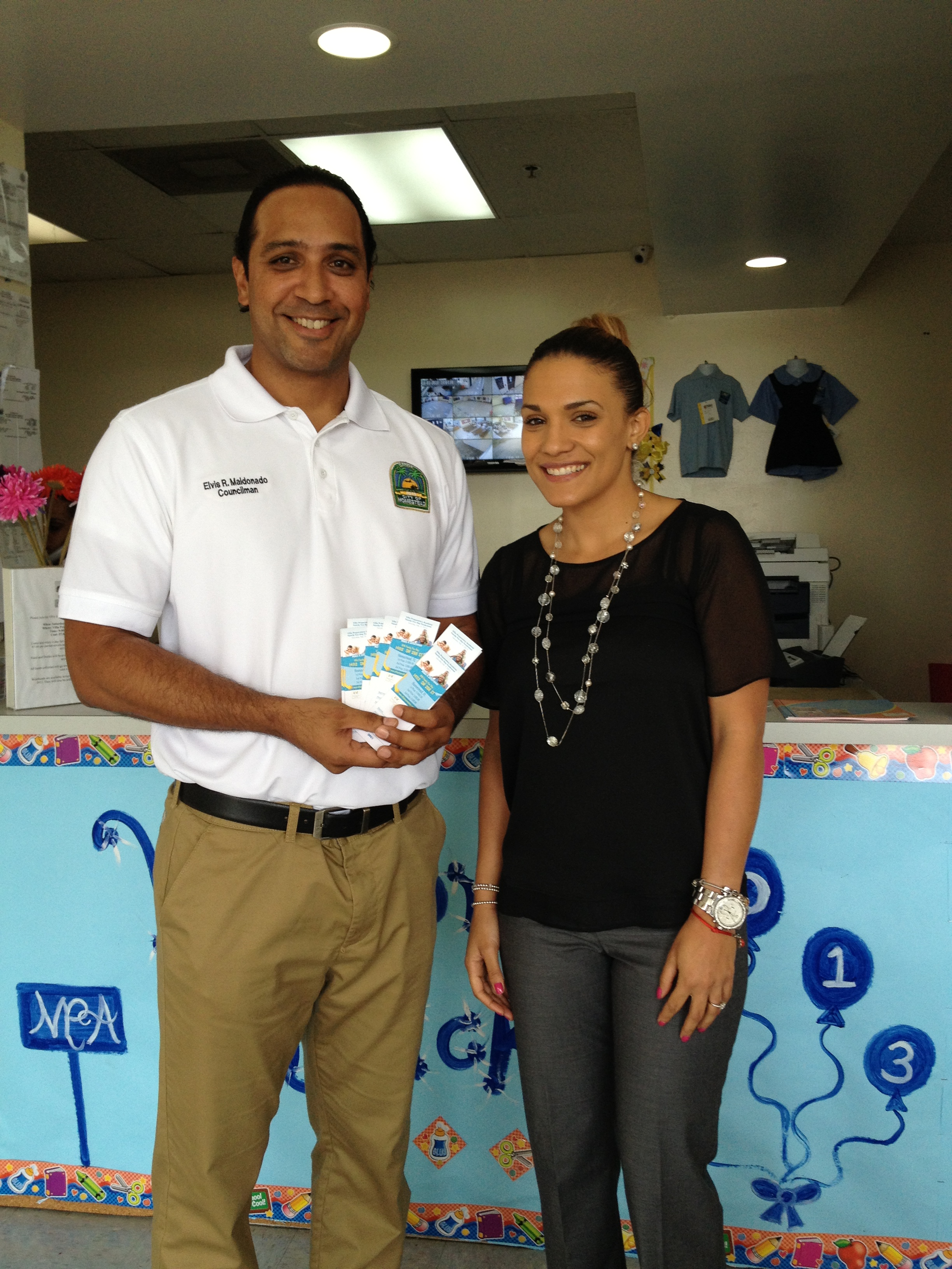 Councilman Maldonado supports Villa Prep. Academy fundraising