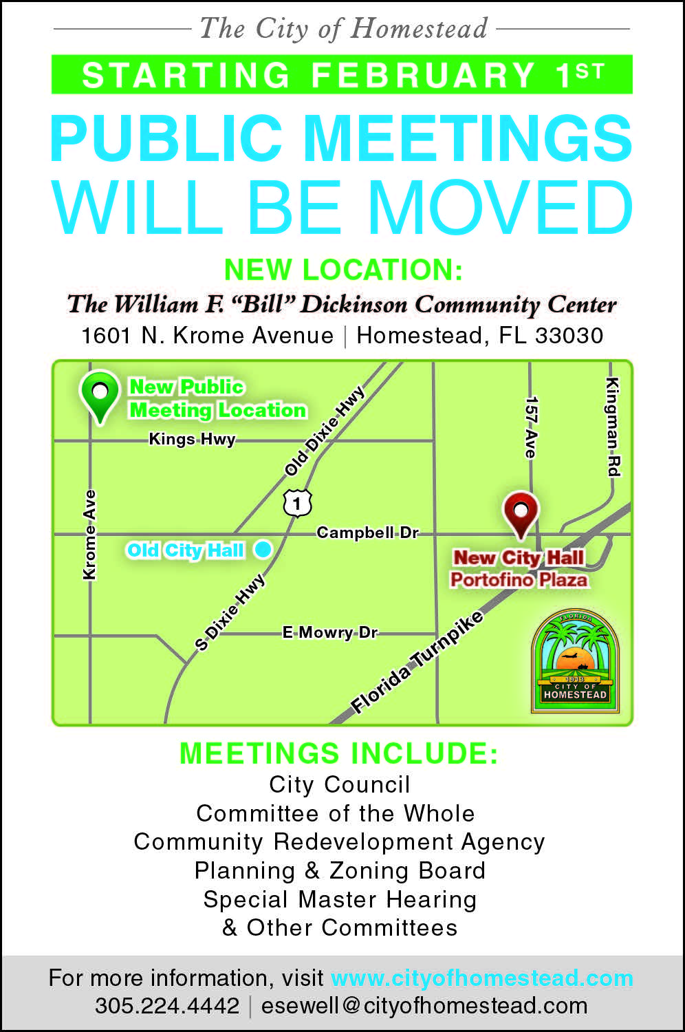 Public meetings are moving