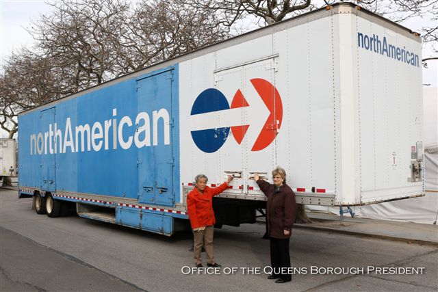 Queens Borough Sandy Relief Truck