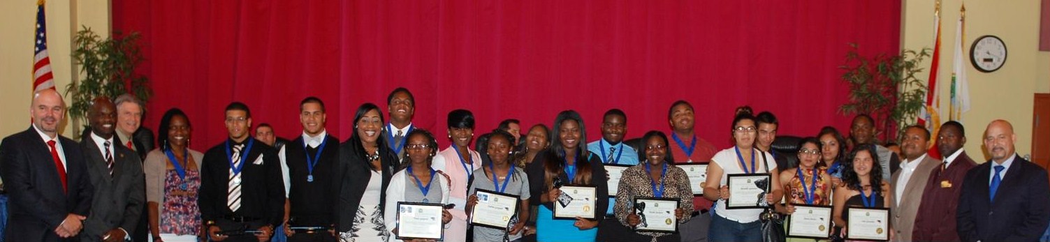 Councilwoman Fairclough Graduating Seniors Presentation