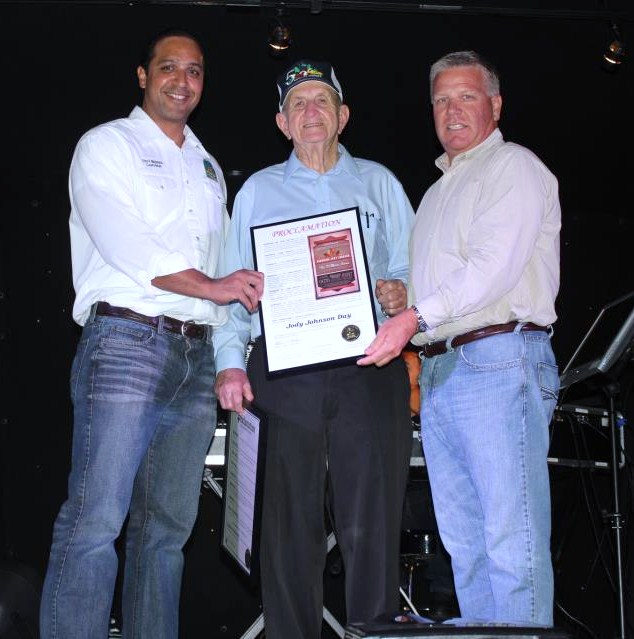 Vice Mayor Burgess Councilman Maldonado honor Jody Johnson