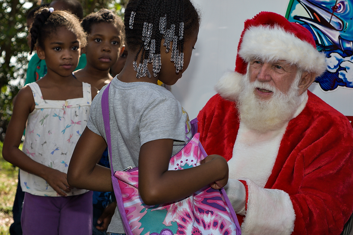 Santa at Youth Fishing Foundation Tournament