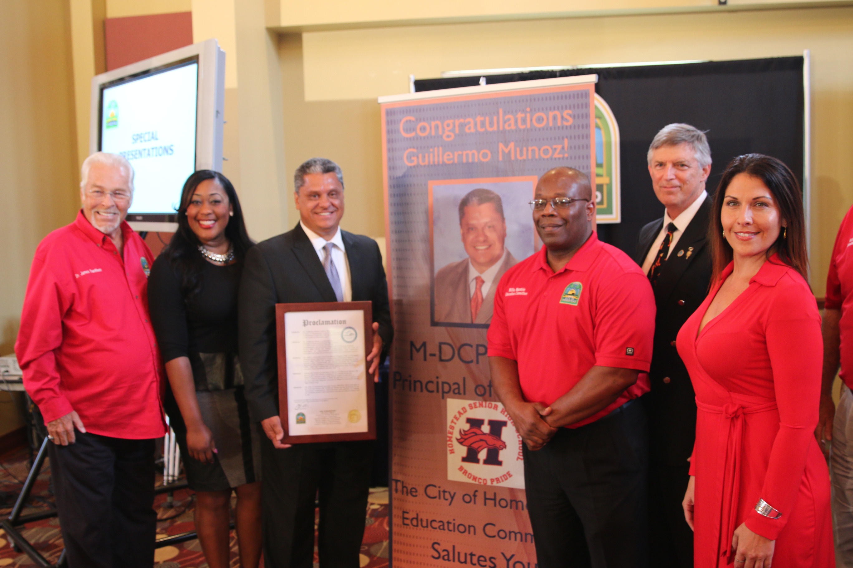 Councilwoman Fairclough Honors Homestead Principals