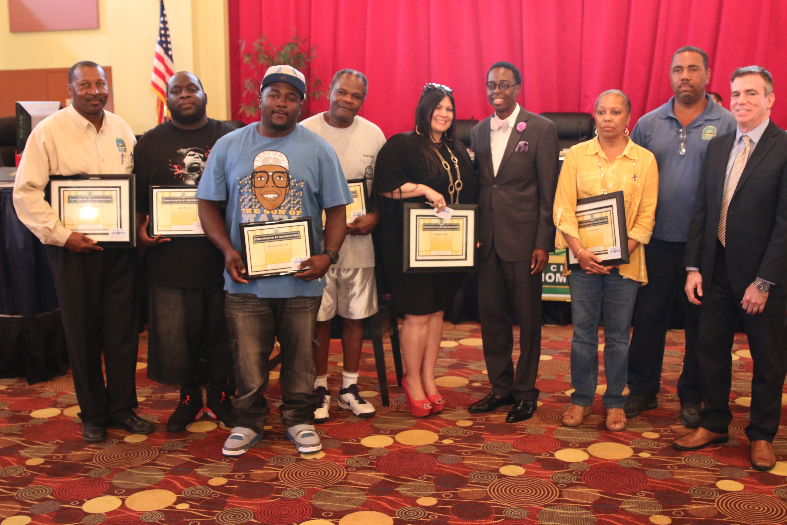 Councilman Williams Honors HPS Sanitation