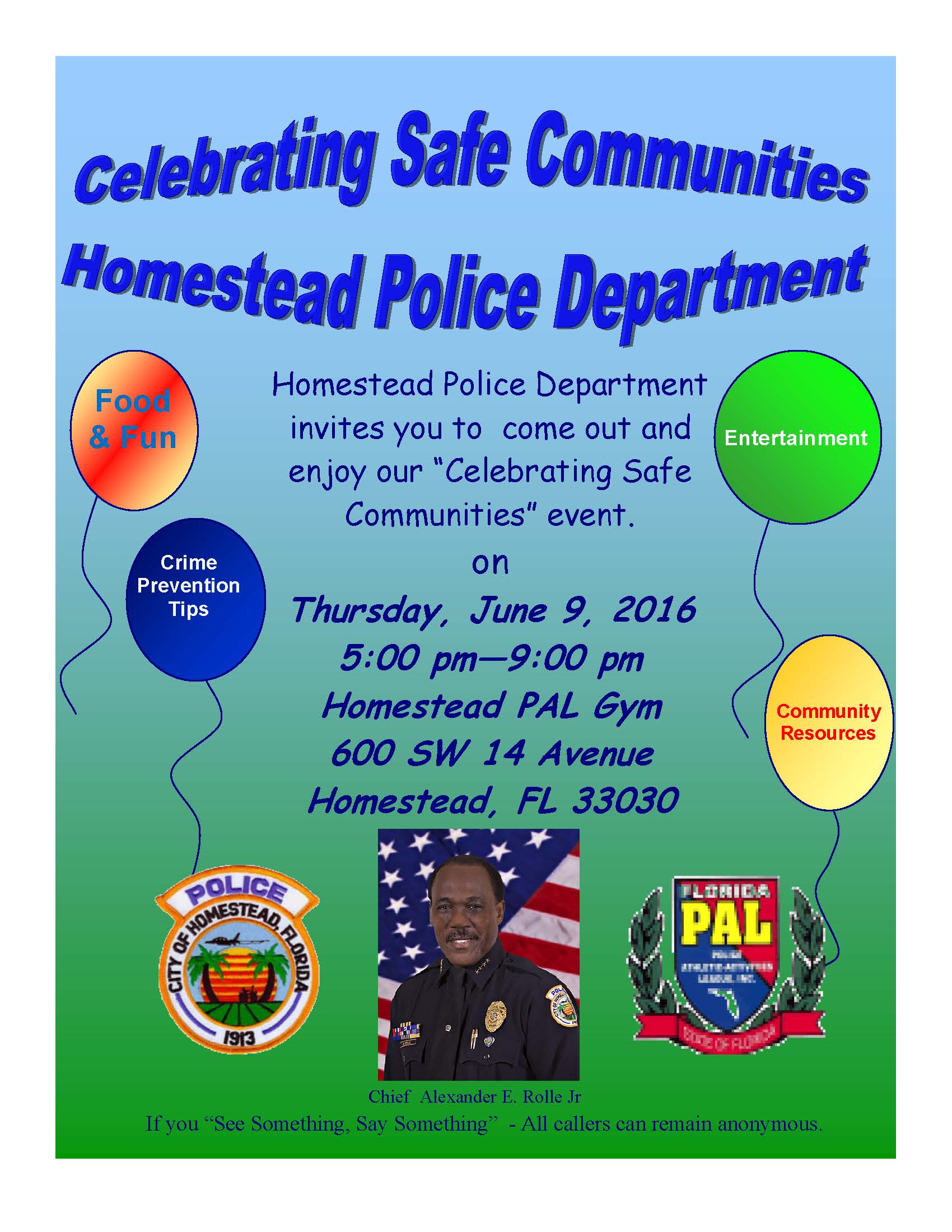 Celebrating Safe Communities June 9, 2016
