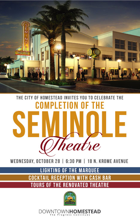 Seminole Theatre Dedication